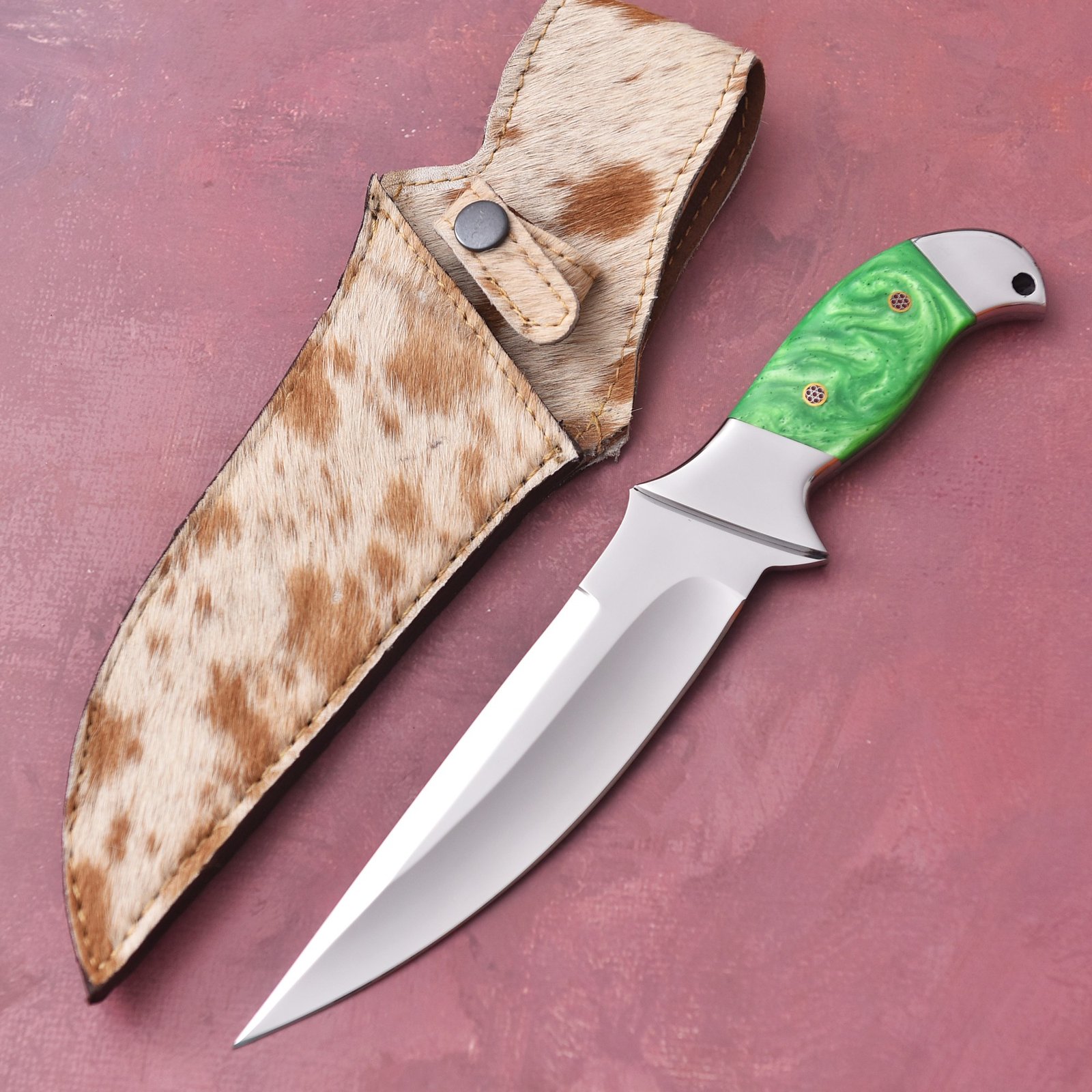 custom handmade J2 steel Premium Quality with Loveless knife with an original cow leather sheath custom handmade J2 steel Premium Quality with Loveless knife with an original cow leather sheath