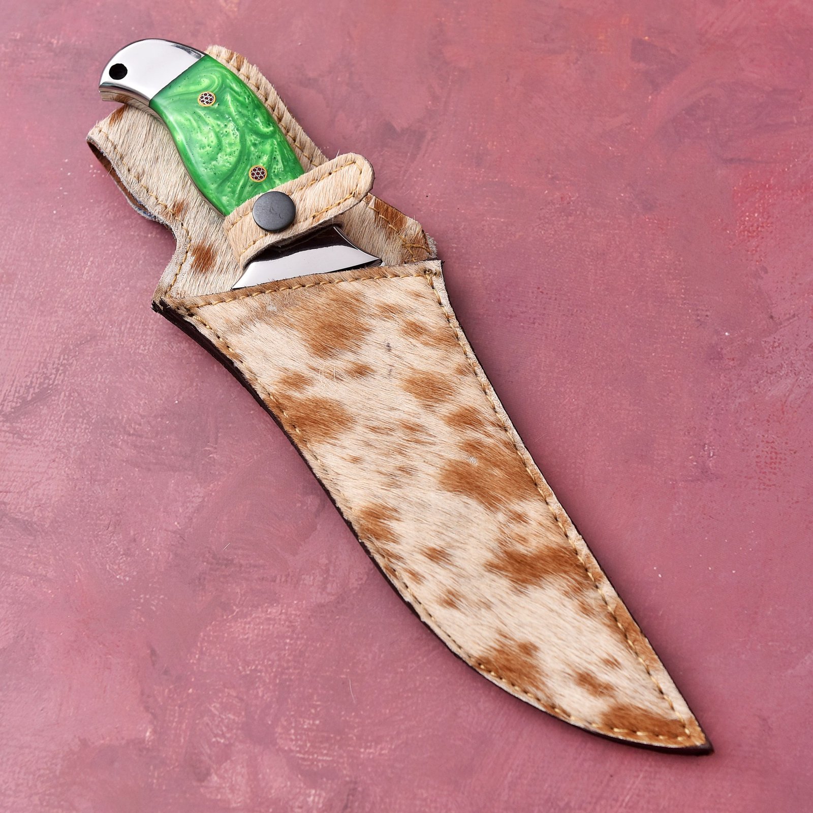 custom handmade J2 steel Premium Quality with Loveless knife with an original cow leather sheath custom handmade J2 steel Premium Quality with Loveless knife with an original cow leather sheath