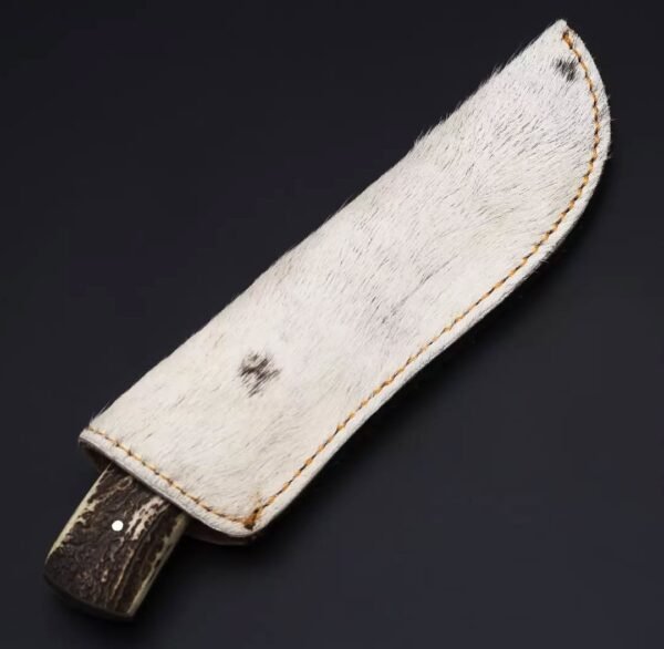 Custom Handmade J2 Steel Skinning Knife With Leather Sheath premium quality Custom Engraved