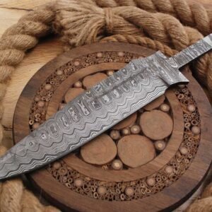 Damascus blade Hand-forged Damascus blank Damascus blank blade