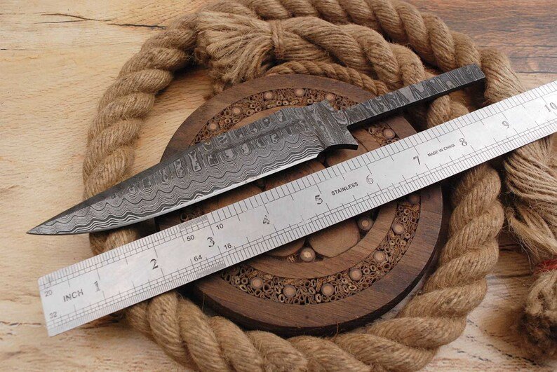 Damascus blade Hand-forged Damascus blank Damascus blank blade Damascus blade Hand-forged Damascus blank Damascus blank blade