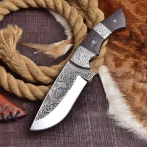 Handmade Knife Personalized Skinner Knife Custom Groomsmen gifts for him Thanksgiving Gift for Father Retirement Gifts Congratulations gift