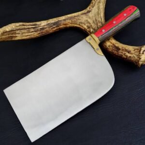 Custom Forged Cleaver Butcher 1 Kg Wood Hadal