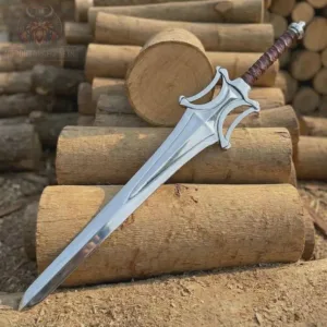 Handmade Fantasy He-Man Power Steel Sword Replica - Masters Inspired Display Piece, Collector's